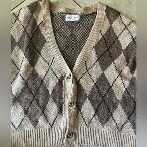 Argyle Cardigan